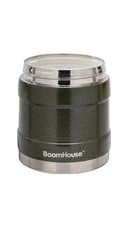 Термос 1 л для еды/напитков с широким горлом, BOOMHOUSE (БУМХАУС) RIBBED, контейнер, нержавеющая сталь SUS304, 700322