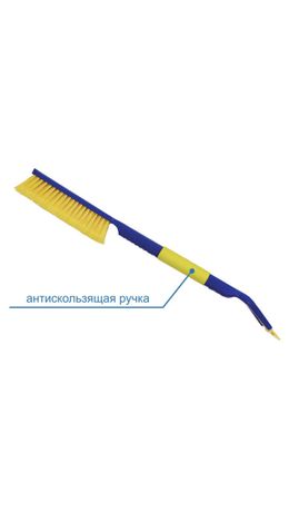 Щетка со скребком для снега автомобильная 63 cм, мягкая щетина, GOODYEAR, WB-09, GY000209
