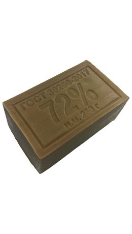 Мыло хозяйственное 72% 250 г (Меридиан), без упаковки, МИНПРОМТОРГ