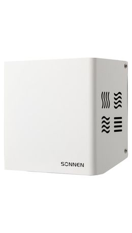 Сушилка для рук SONNEN HDR-1200W, 1200 Вт, производство РОССИЯ, антивандальная, 12 м/с, сталь, 701870