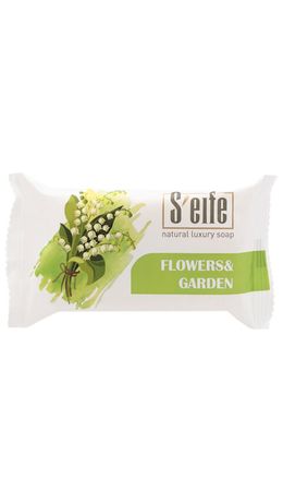 Мыло туалетное 100 г S'EIFE "Flowers & Garden" (Цветы и Сад), КМЗ, штампованное