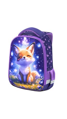Ранец BRAUBERG KIDS START, 1 отделение, 2 кармана, "Chilling fox", 35х26х13 см, 274407
