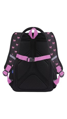 Ранец BRAUBERG LIGHT, 1 отделение, с брелком, "Chic bow", 36х26х13 см, 274386