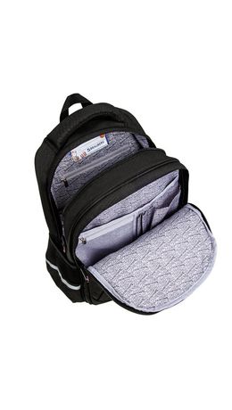 Рюкзак BRAUBERG SOFT, 2 отделения, 3 кармана, "Tough cat", СВЕТЯЩИЙСЯ, 40х31х15 см, 274401