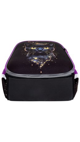 Ранец BRAUBERG ORIGINAL, 2 отделения, с брелком, "Galactic cat", 38х29х16 см, 274403