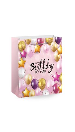Пакет подарочный (1 штука) 26х13х32 см (L), "Party Collection", ассорти, глиттер, фольга, ЗОЛОТАЯ СКАЗКА, 700817