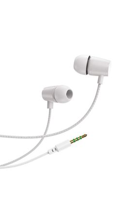 Наушники VIXION PRO VS-23, проводные, 1,2 м, вкладыши, белый, 03424, БП-00001012
