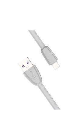 Кабель силиконовый USB-Lightning 8pin,1м,VIXION PRO VX-12i,для зарядки и перед. данных, серый, 02991, БП-00000968
