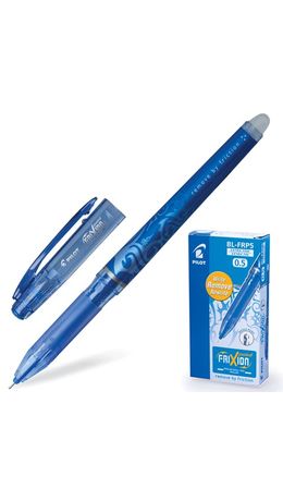 Ручка стираемая гелевая PILOT "Frixion Point", игольчатый узел 0,5 мм, линия 0,25 мм, синяя, BL-FRP-5