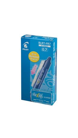Ручка стираемая гелевая автоматическая PILOT "Frixion Clicker", узел 0,7 мм, линия 0,35 мм, синяя, BLRT-FR-7