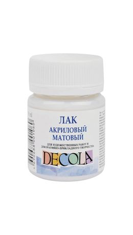 Лак акриловый матовый "Декола", 50 мл, в банке, 5828921
