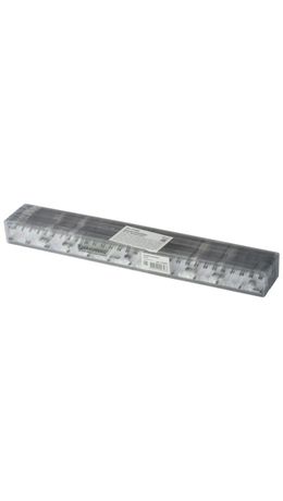 Линейка пластиковая 30 см, BRAUBERG "Crystal", прозрачная, 210284