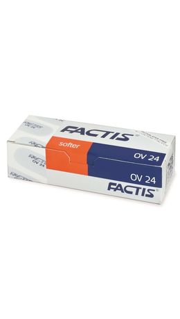 Резинка стирательная FACTIS, мягкая для карандаша овальная, 49х23,5х9,2 мм, OV24