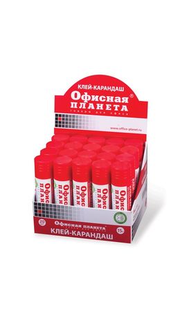 Клей-карандаш ОФИСНАЯ ПЛАНЕТА, 15 г, 222013
