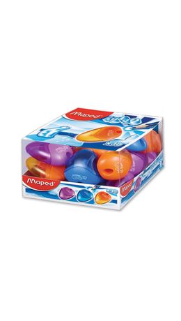 Точилка MAPED (Франция) "I-Gloo", с контейнером, ассорти, дисплей, 534754