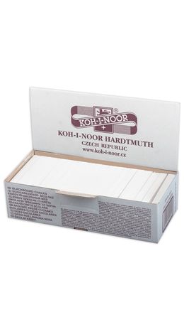 Мел белый KOH-I-NOOR (Чехия), набор 100 шт., квадратный, 11150200000