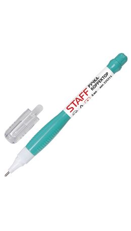 Ручка-корректор STAFF, 6 мл, металлический наконечник, 225213