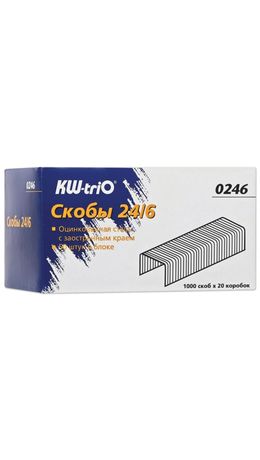 Скобы для степлера KW-trio №24/6, 1000 шт., -0246