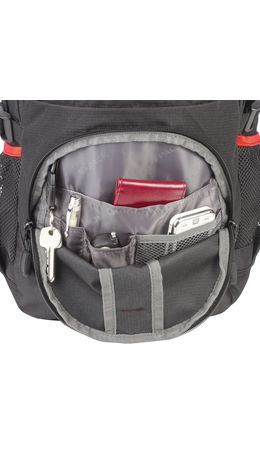 Рюкзак B-PACK "S-06" (БИ-ПАК) универсальный, уплотненная спинка, облегченный, черный, 46х32х15 см, 226953