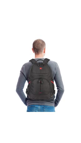 Рюкзак B-PACK "S-06" (БИ-ПАК) универсальный, уплотненная спинка, облегченный, черный, 46х32х15 см, 226953