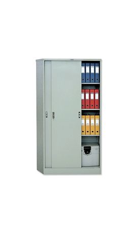 Шкаф металлический офисный купе ПРАКТИК "АМТ-1891", 1830х915х458 мм, 48 кг, 3 полки, разборный, AMТ-1891