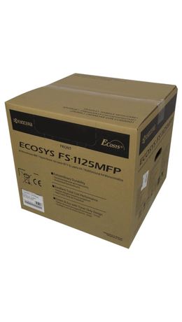 МФУ лазерное KYOCERA FS-1125MFP (принтер, копир, сканер, факс), А4, 25 стр./мин, 20000 стр./мес, ДУПЛЕКС, АПД, с/к (б/к USB)