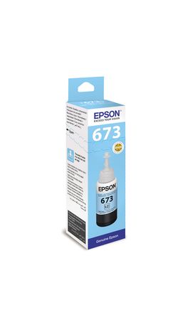 Чернила EPSON (C13T67354A) для СНПЧ Epson L800/L805/L810/L850/L1800, светло-голубые, оригинальные