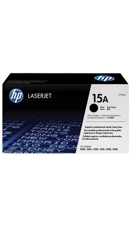 Картридж лазерный HP (C7115А) LaserJet 1000/1200/3300/3380 и другие, №15А, оригинальный, 2500 стр., С7115А