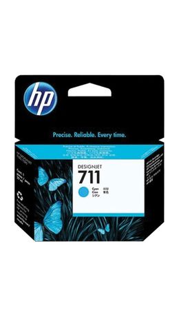 Картридж струйный для плоттера HP (CZ130A) DesignJet T120/T520, №711, голубой, оригинальный