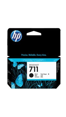 Картридж струйный для плоттера HP (CZ129A) DesignJet T120/T520, №711, черный, оригинальный