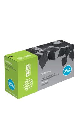 Картридж лазерный CACTUS (CS-CE505A) для HP LaserJet P2035/P2055, ресурс 2300 стр., CS-CE505AS
