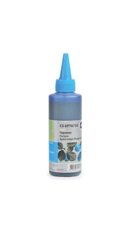 Чернила CACTUS (CS-EPT6732) для СНПЧ EPSON L800/L810/L850/L1800, голубые, 0,1 л