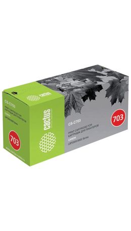 Картридж лазерный CACTUS (CS-C703) для CANON LBP-2900/3000, ресурс 2000 стр.