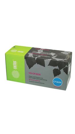 Картридж лазерный CACTUS (CS-CF363X) для HP LaserJet Pro M552dn/M553dn/M553n, пурпурный, ресурс 9500 стр.