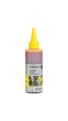 Чернила CACTUS (CS-EPT6644) для СНПЧ EPSON L100/L110/L200/L210/L300, желтые, 0,1 л