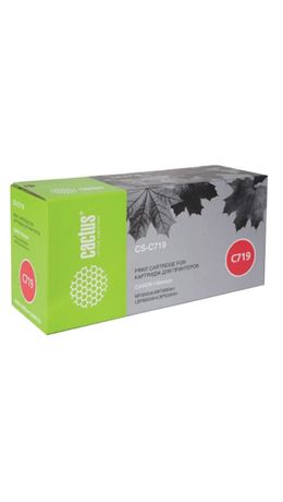 Картридж лазерный CACTUS (CS-C719) для CANON LBP-6300dn/6650dn/MF5840dn/5880dn, ресурс 2100 стр.
