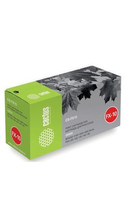 Картридж лазерный CACTUS (CS-FX10) для CANON i-SENSYS 4018/4120/4140, ресурс 2000 стр., CS-FX10S