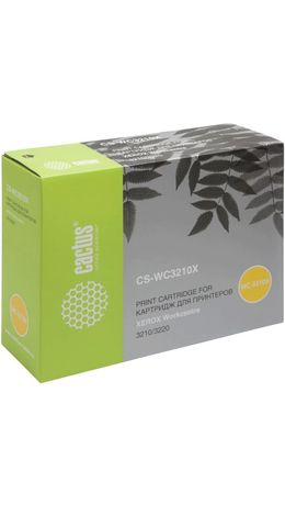 Картридж лазерный CACTUS (CS-WC3210X) для XEROX WC3210/3220, ресурс 4100 стр.
