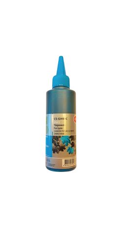 Чернила CACTUS (CS-GI490C) для СНПЧ CANON Pixma G1400/G2400/G3400, голубые, 0,1 л