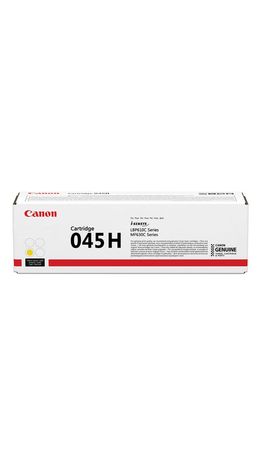 Картридж лазерный CANON (045HY) MF635/633/631/LBP 611/613, желтый, ресурс 2200 стр., оригинальный, 1243C002