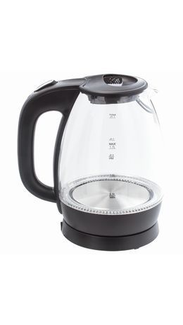 Чайник SONNEN KT-1786, 1,7 л, 2200 Вт, закрытый нагревательный элемент, стекло, 453422