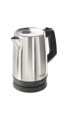 Чайник SONNEN KT-1785, 1,7 л, 2200 Вт, закрытый нагревательный элемент, нержавеющая сталь, 453420