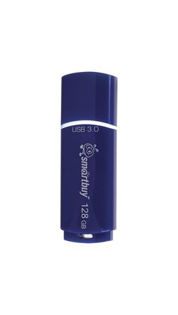 Флэш-диск 128 GB, SMARTBUY Crown, USB 3.0, синий, SB128GBCRW-Bl
