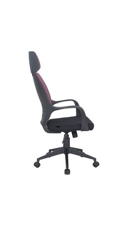 Кресло офисное BRABIX "Galaxy EX-519", ткань, черное/терракотовое, 531570