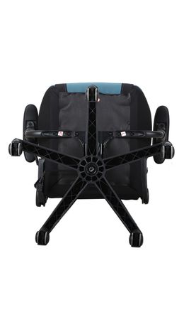 Кресло компьютерное BRABIX GT Racer GM-100, две подушки, ткань, черное/голубое, XXXXX