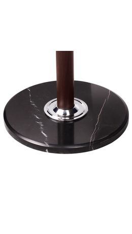 Вешалка-стойка BRABIX CR-282, металл/мрамор, 1,8 м, на диске диаметром 38 см, 6 крючков+4 дополнительных, коричневая, 601745