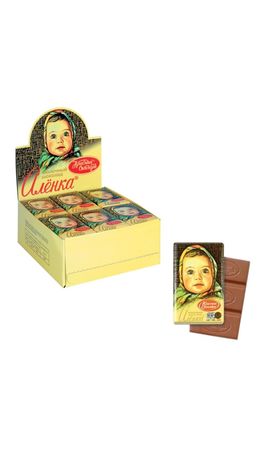 Шоколад КРАСНЫЙ ОКТЯБРЬ "Аленка", 15 г, в шоубоксе, КО07747