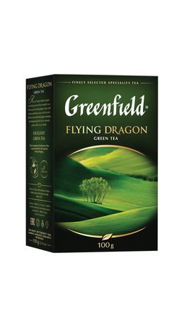 Чай GREENFIELD (Гринфилд) "Flying Dragon", зеленый, листовой, 100 г, 0357