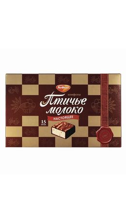 Конфеты шоколадные РОТ ФРОНТ "Птичье молоко", сливочно-ванильные, 200 г, РФ09760