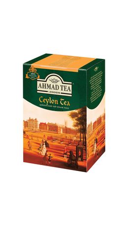 Чай AHMAD (Ахмад) "Ceylon Tea OP", черный листовой, картонная коробка, 200 г, 1289